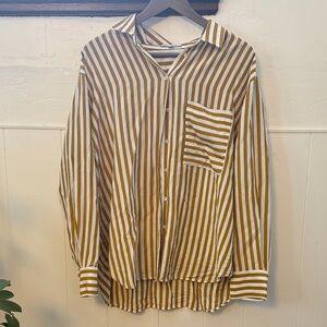 AYR Striped Button-Down Shirt